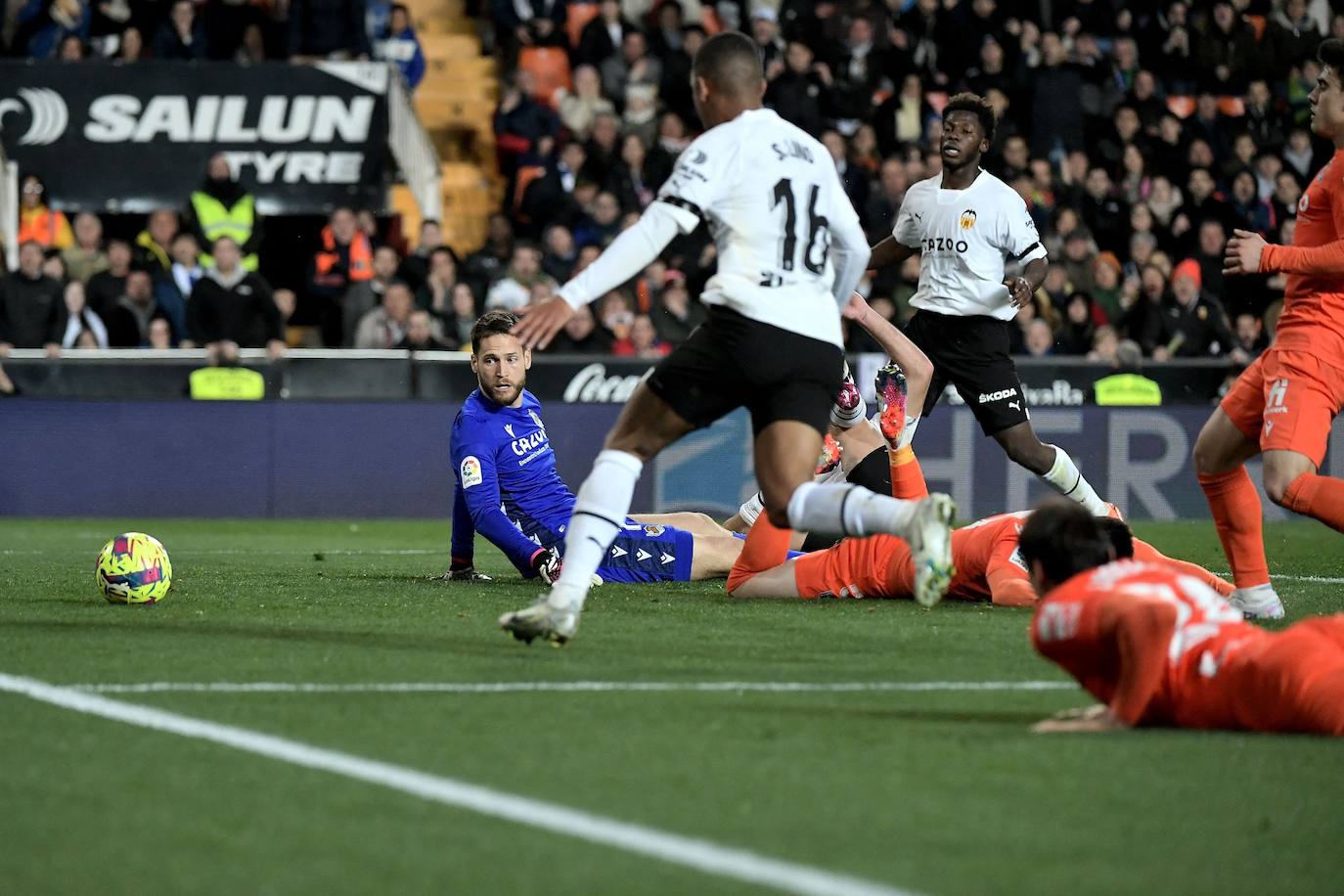 Las mejores imágenes del Valencia-Real Sociedad
