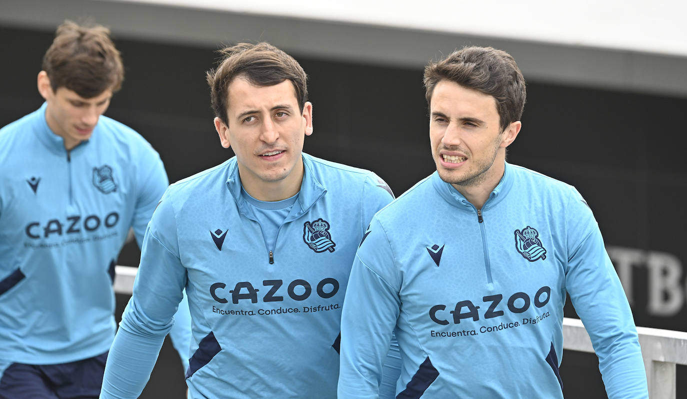 Las mejores imágenes del entrenamiento de la Real Sociedad