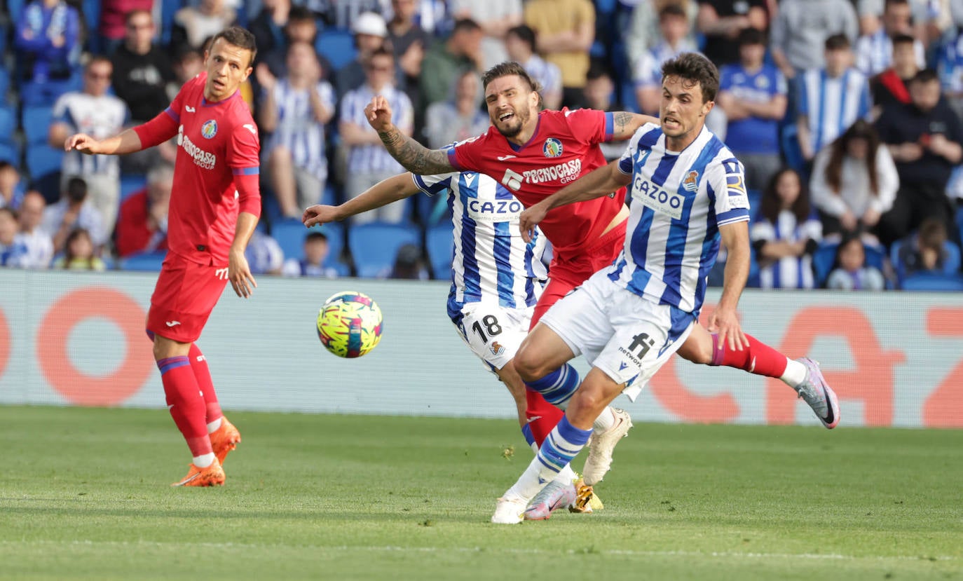 Las mejores imágenes del partido Real Sociedad-Getafe