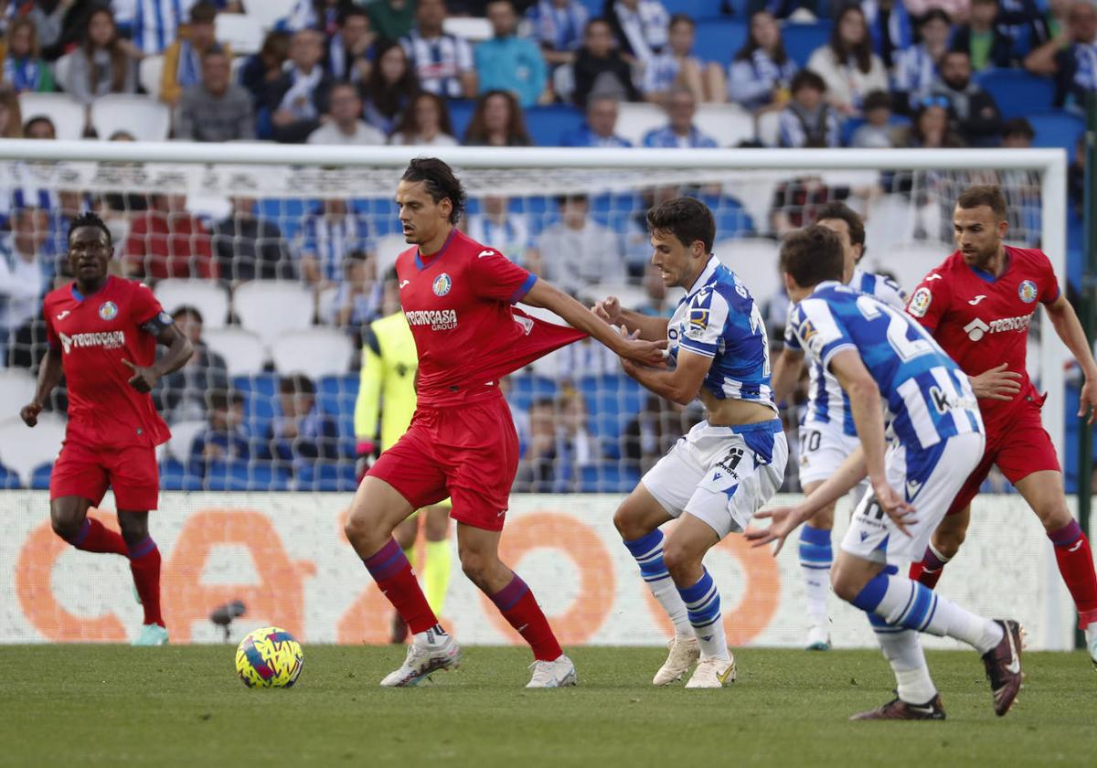 Las mejores imágenes del partido Real Sociedad-Getafe