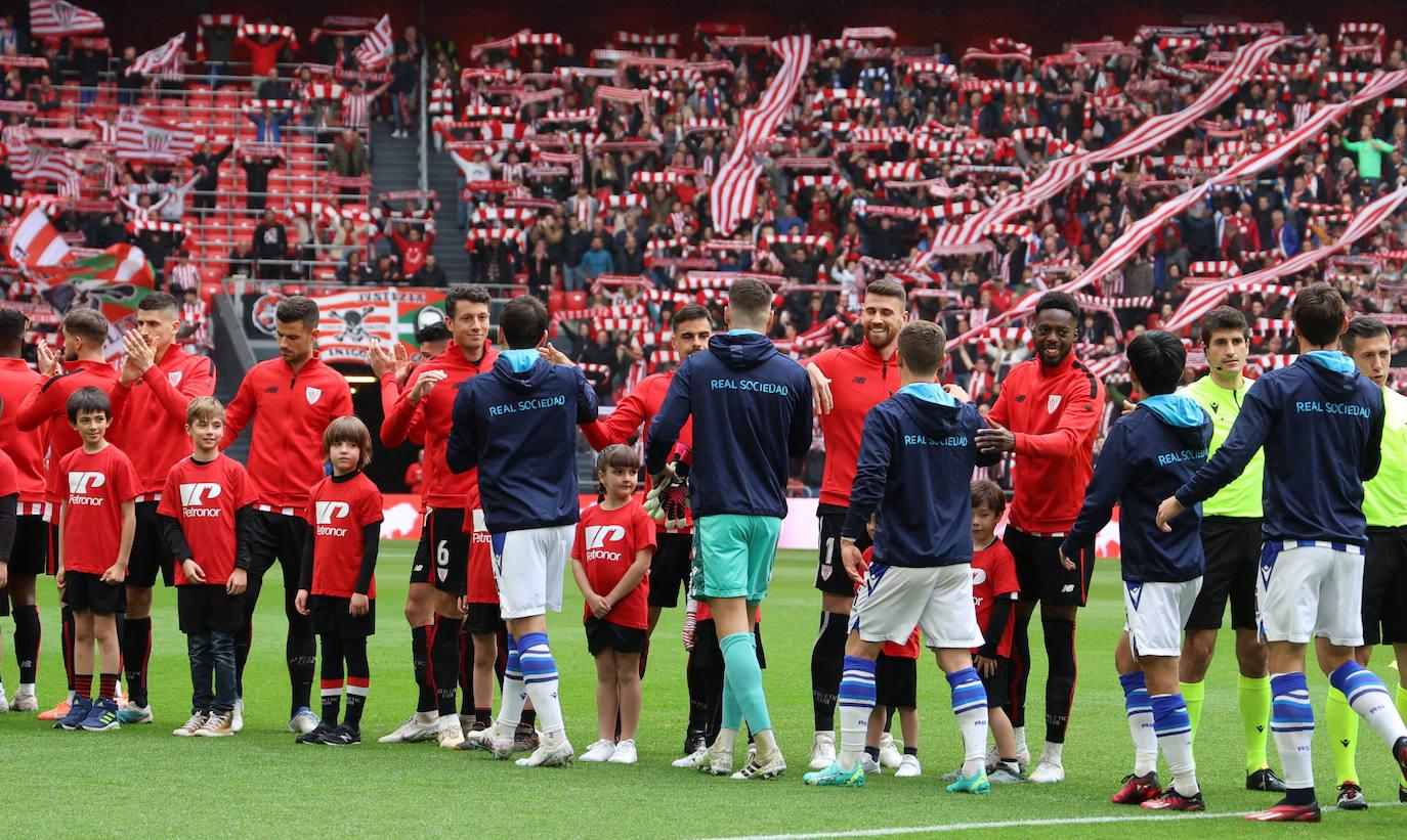 El derbi de San Mamés, en imágenes
