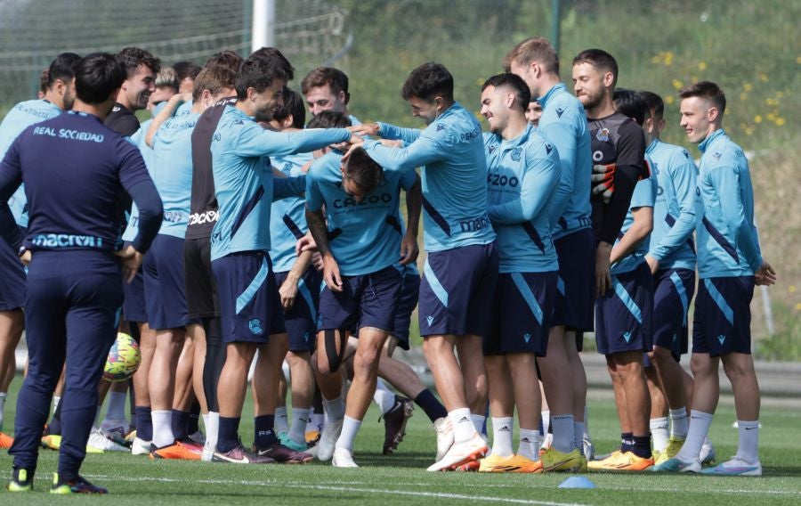 Último ensayo antes de recibir al Rayo