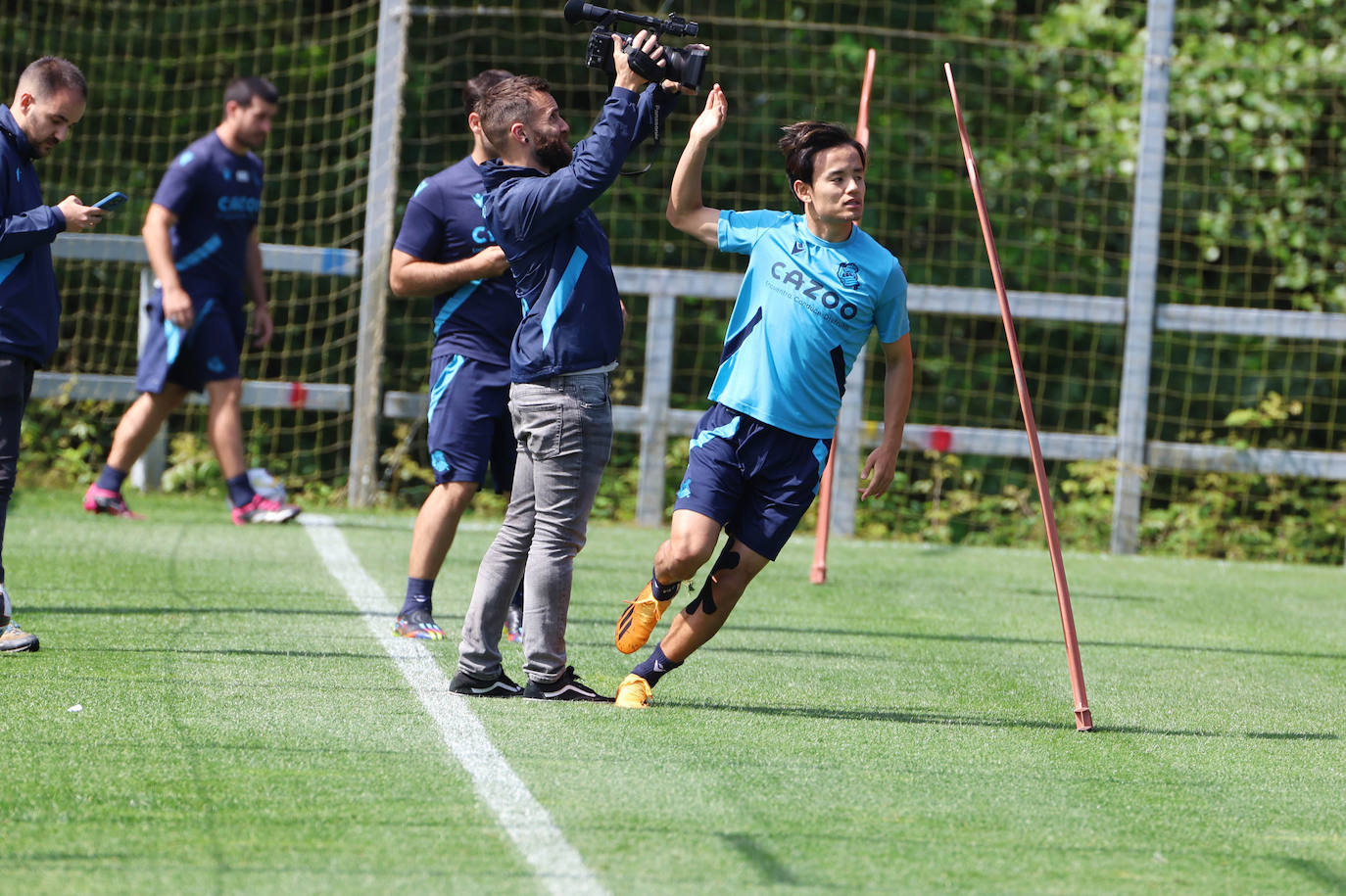 Las mejores imágenes el entrenamiento de la Real Sociedad