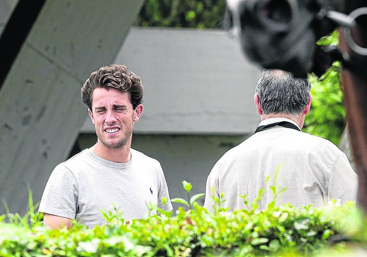 Odriozola, este miércoles en el Hipódromo de Donostia.