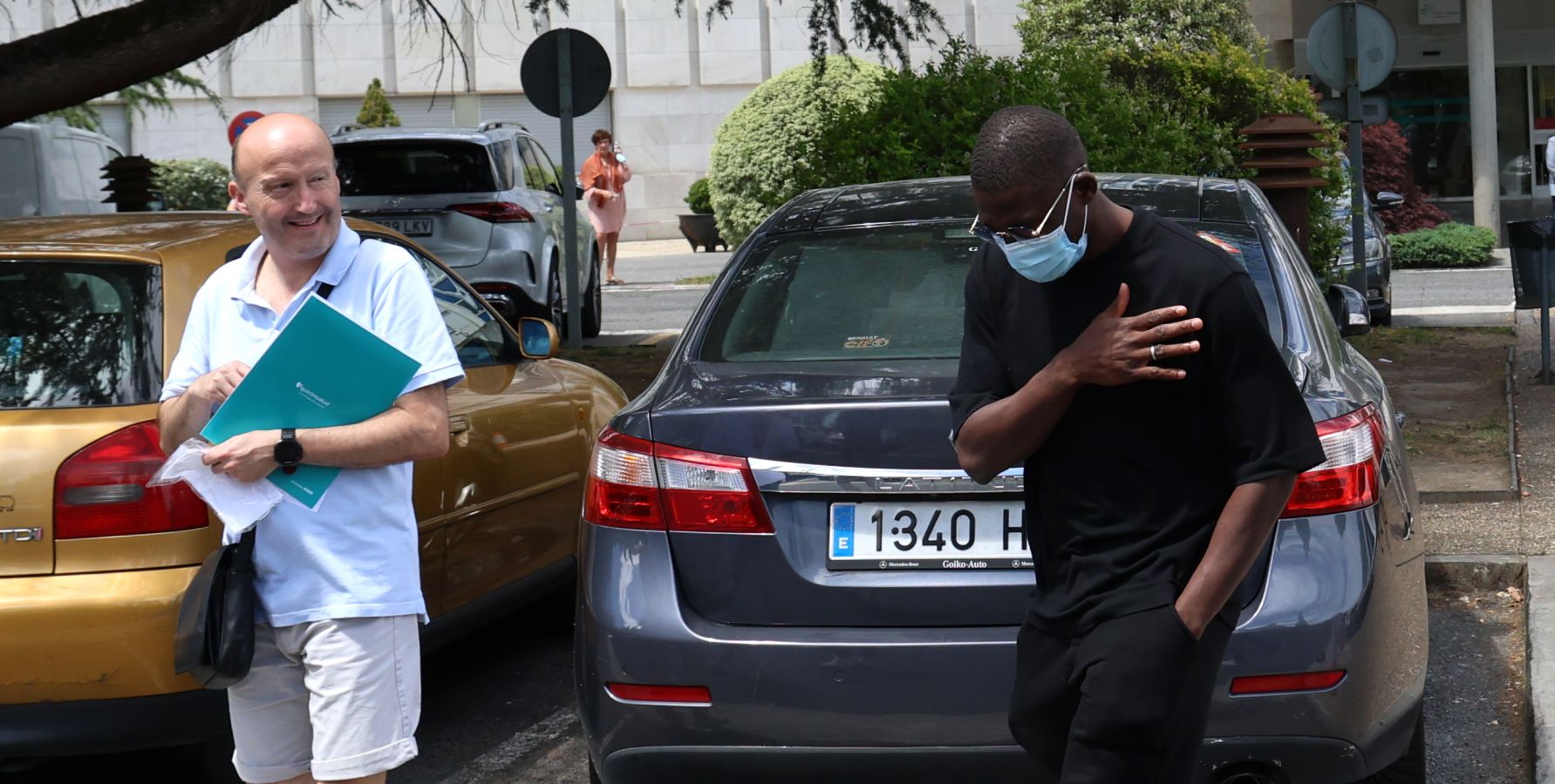 Hamari Traoré, primer fichaje de la Real Sociedad, en Donostia