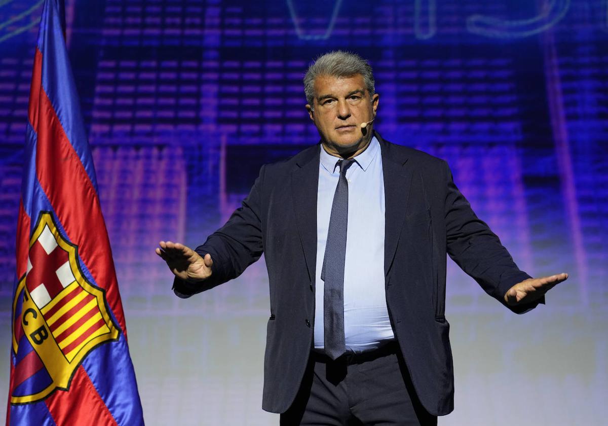 Joan Laporta, presidente del FC Barcelona.