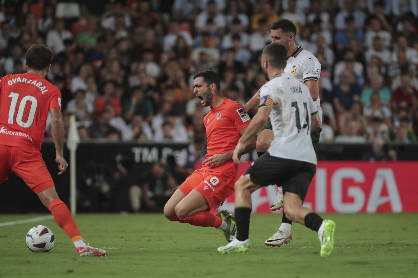 El Valencia - Real Sociedad, en imágenes