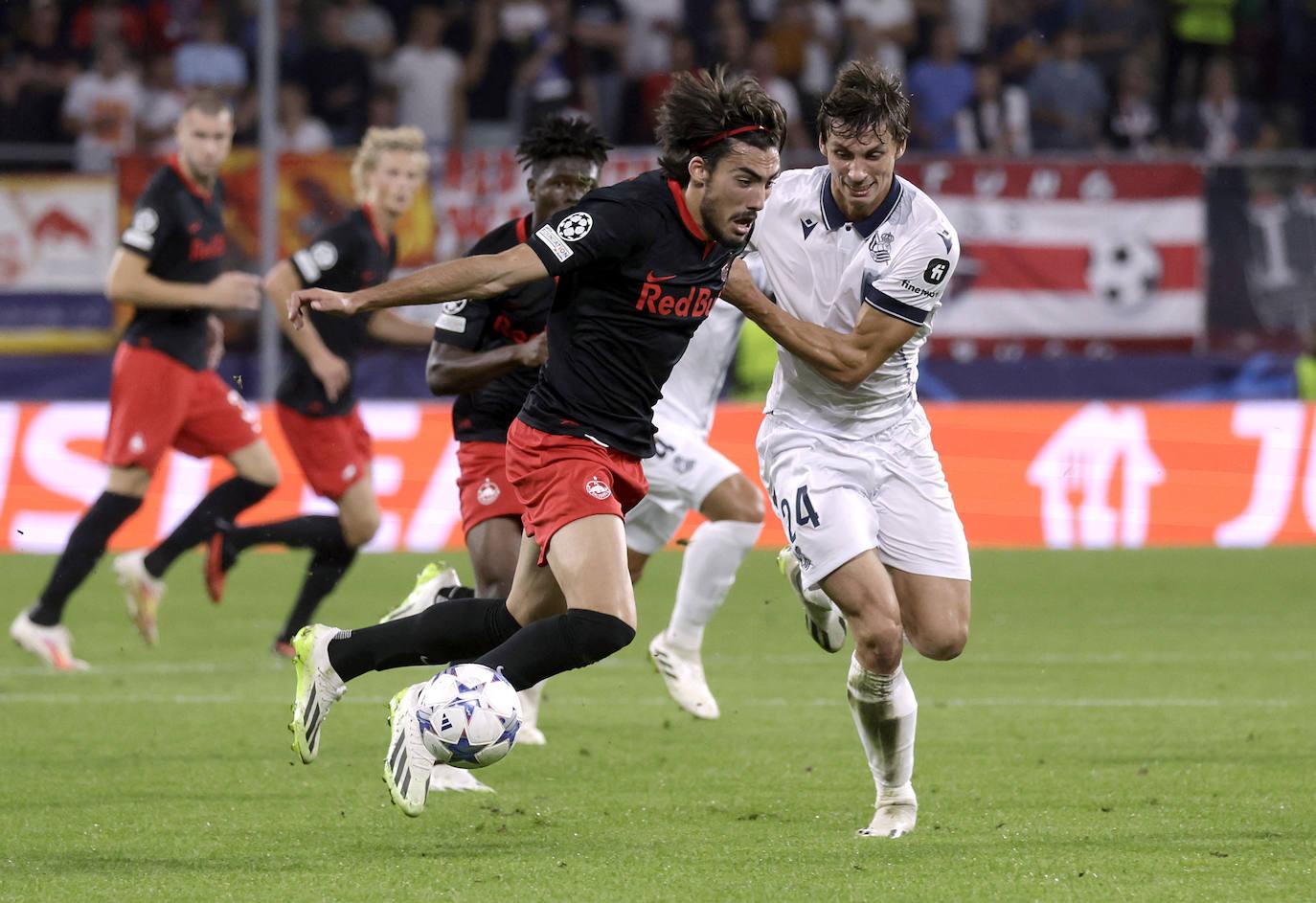 El Salzburgo-Real Sociedad, en imágenes