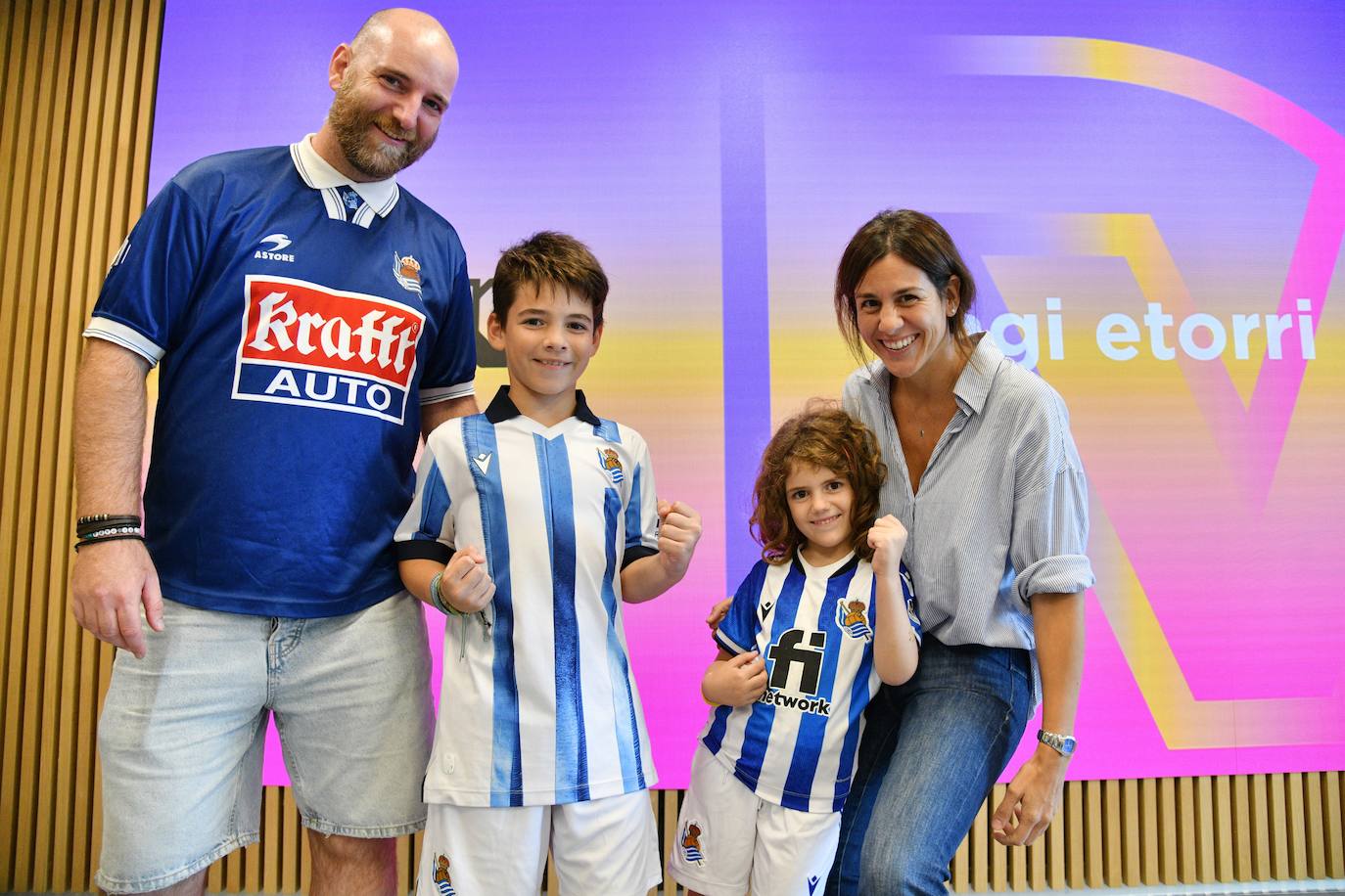 Asier Pérez, Yves Pérez, Gala Pérez y Patricia Rodríguez