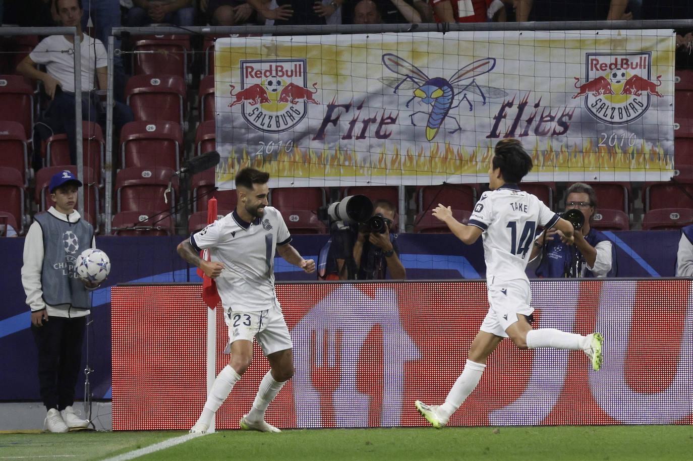 El Salzburgo-Real Sociedad, en imágenes