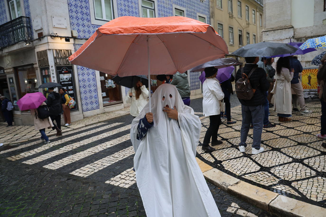 La afición txuri-urdin invade Lisboa