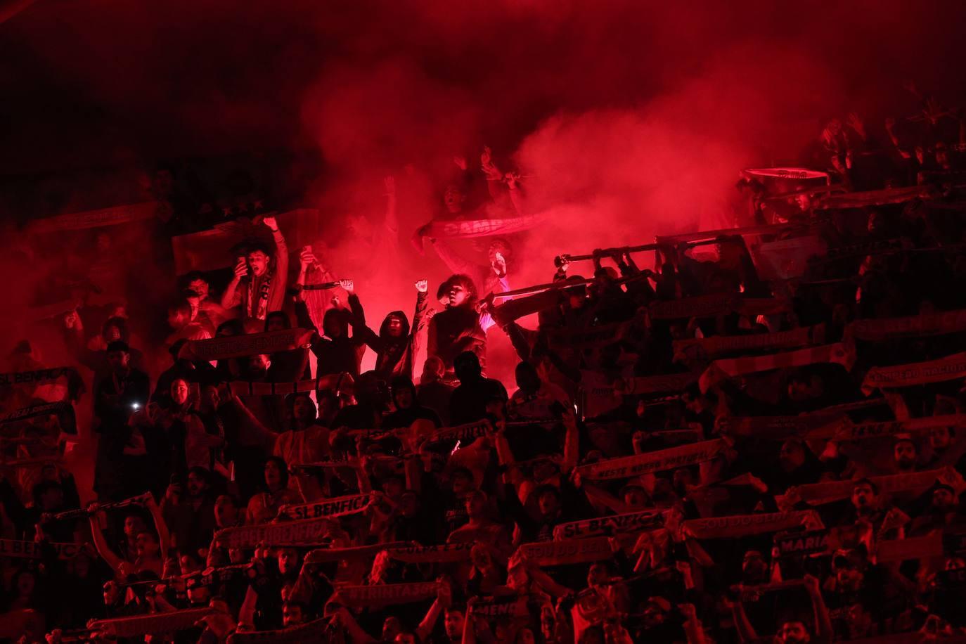 Las mejores imágenes del Benfica-Real Sociedad
