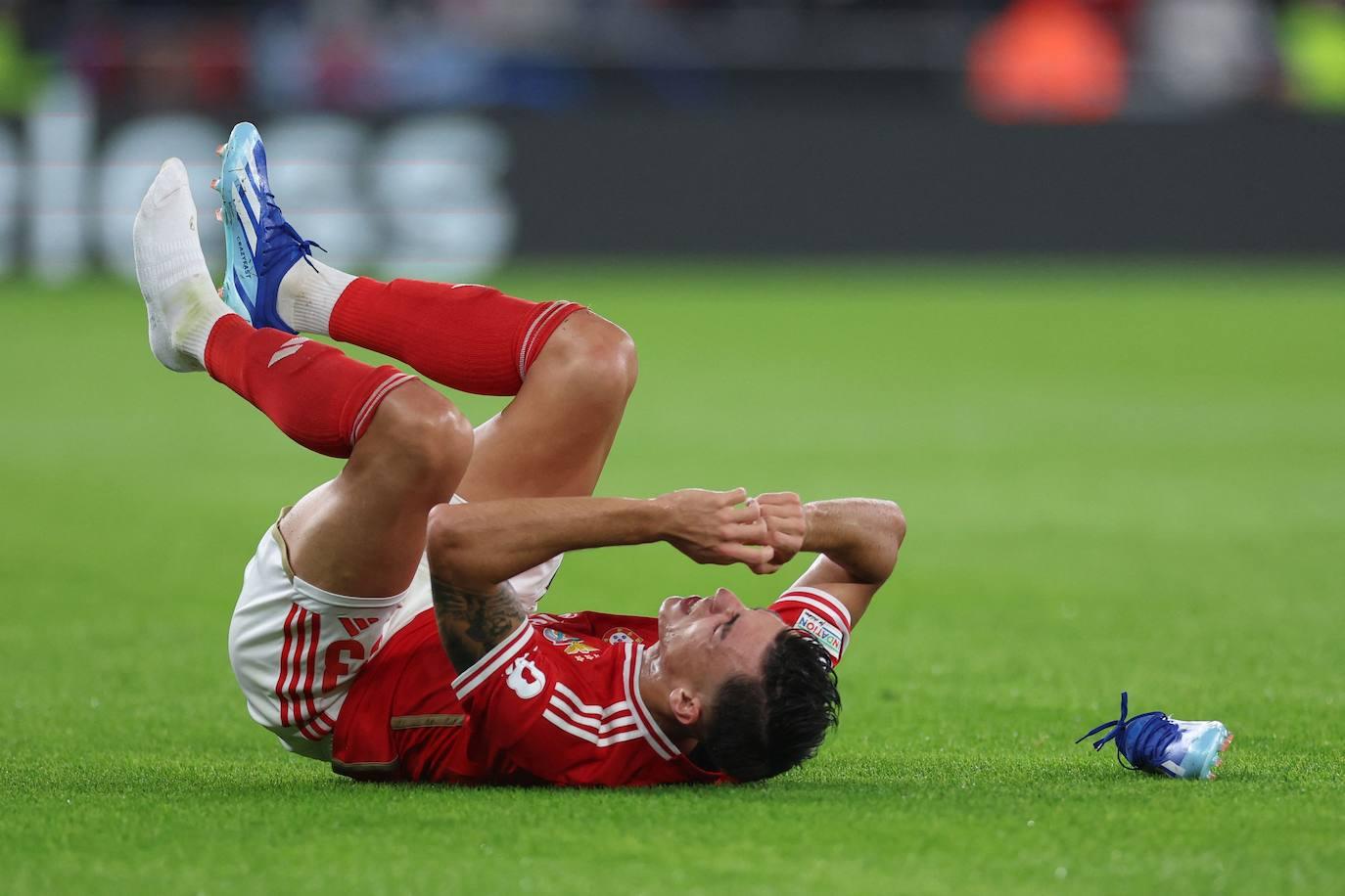Las mejores imágenes del Benfica-Real Sociedad
