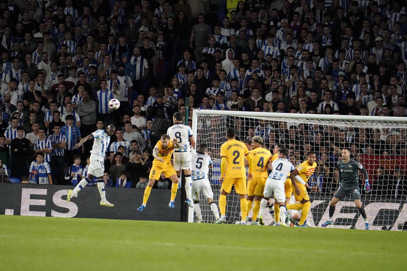 Las mejores imágenes del Real Sociedad - Barcelona