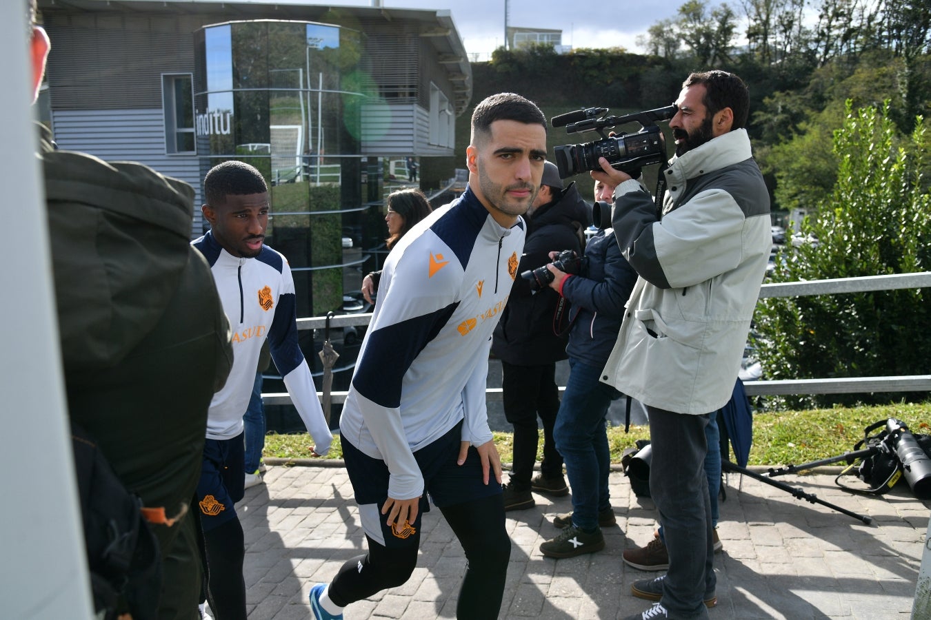 Último entrenamiento de la Real Sociedad antes de recibir al Benfica