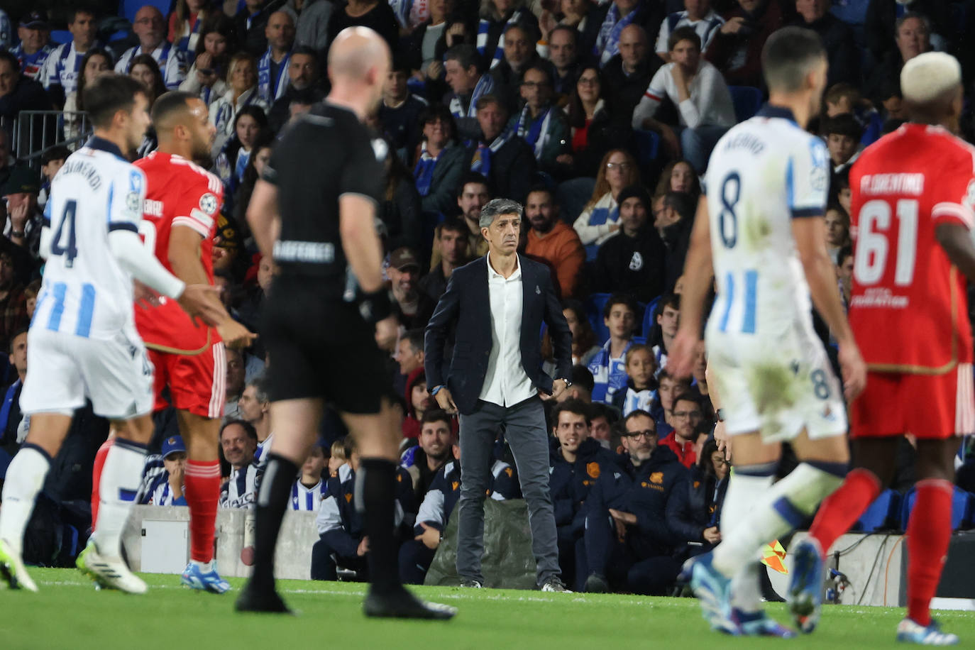 La mejores imágenes del Real Sociedad - Benfica