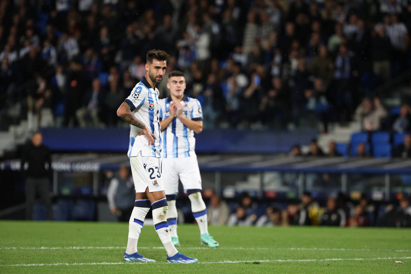 La mejores imágenes del Real Sociedad - Benfica