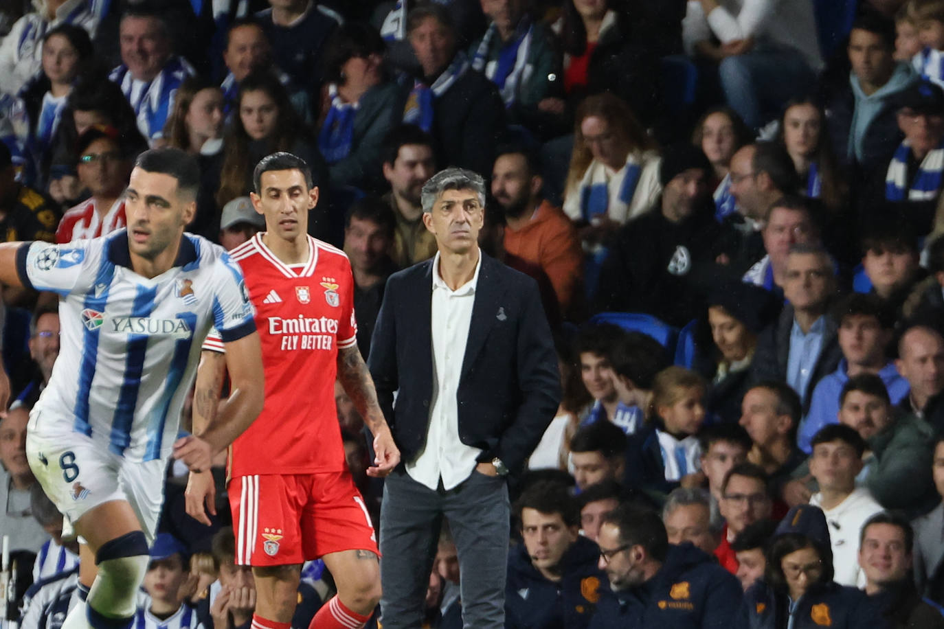 La mejores imágenes del Real Sociedad - Benfica