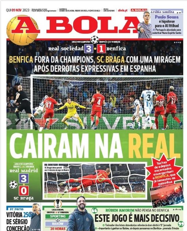 Portada de 'A Bola'