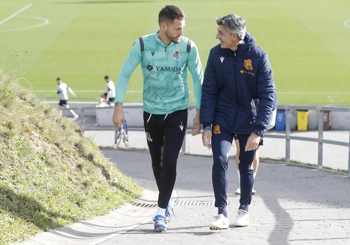 Imanol Alguacil: «Seguro que al seleccionador le ha dado vergüenza llevar a más de la Real»