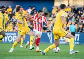 Campos en un partido esta temporada ante el Alcorcón.