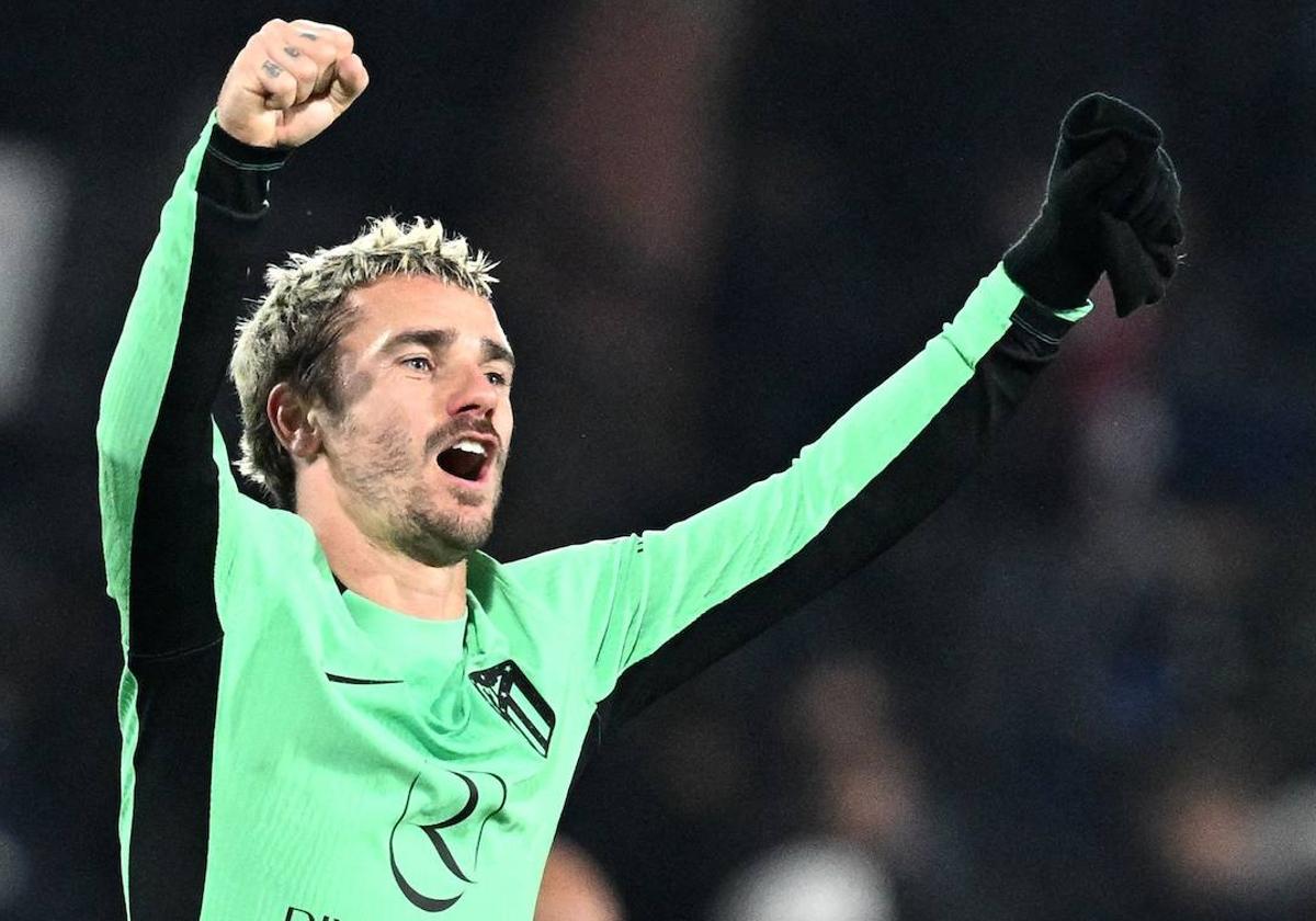 Antoine Griezmann celebra esta semana la victoria en Champions League contra el Feyenoord.