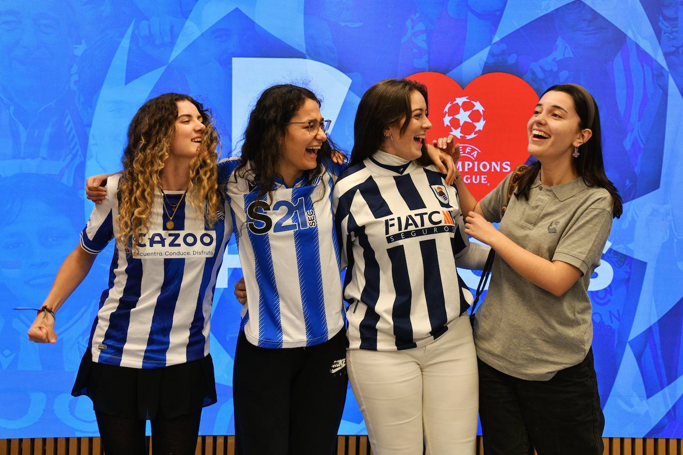 Eider Aldazabal, Sofía Maneiro, Isabela Prieto y Carmen Gordillo.