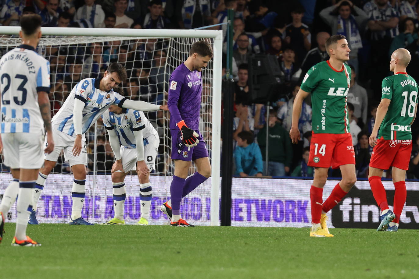 Las mejores imágenes del Real-Alavés