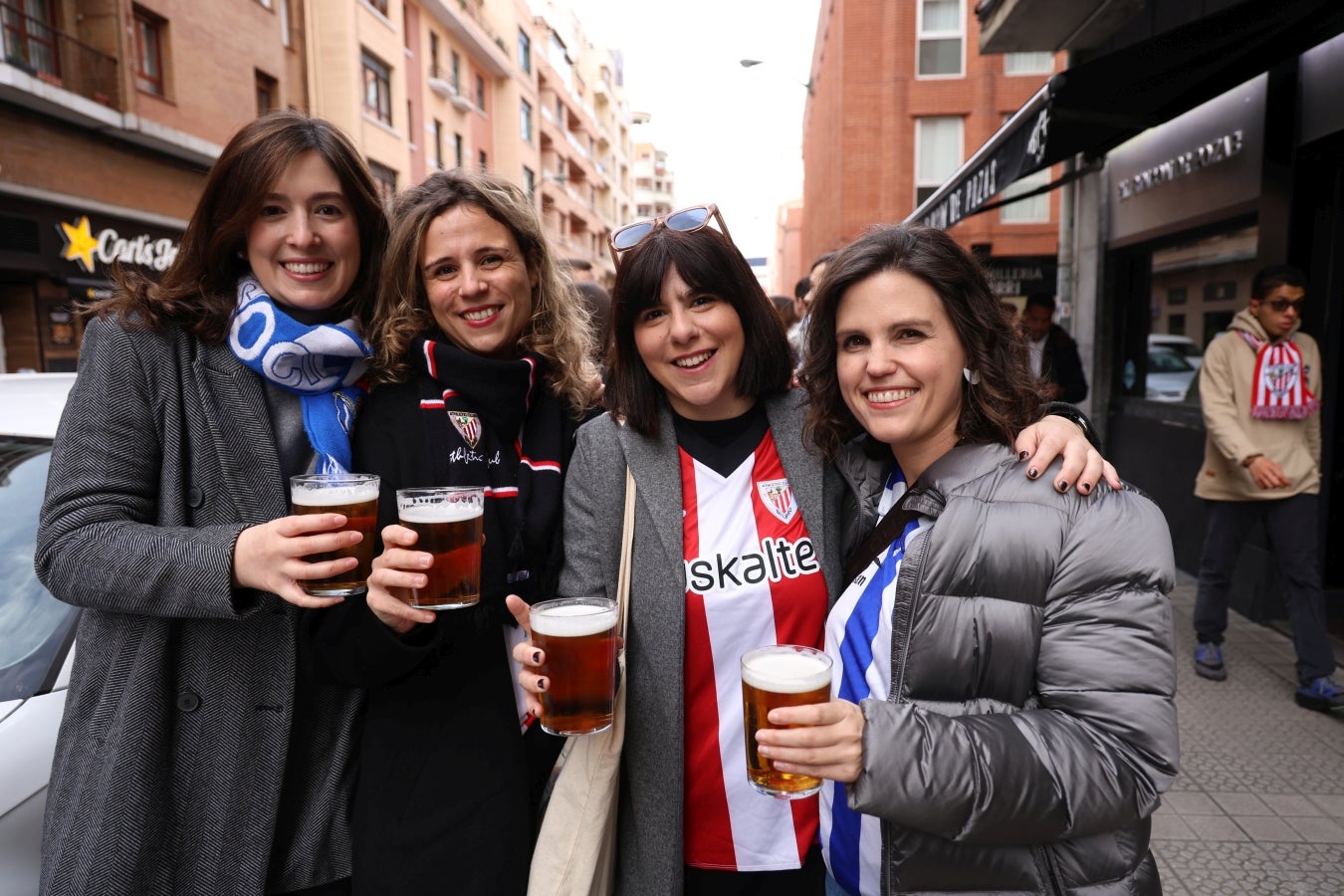 Las aficiones calientan motores antes del derbi