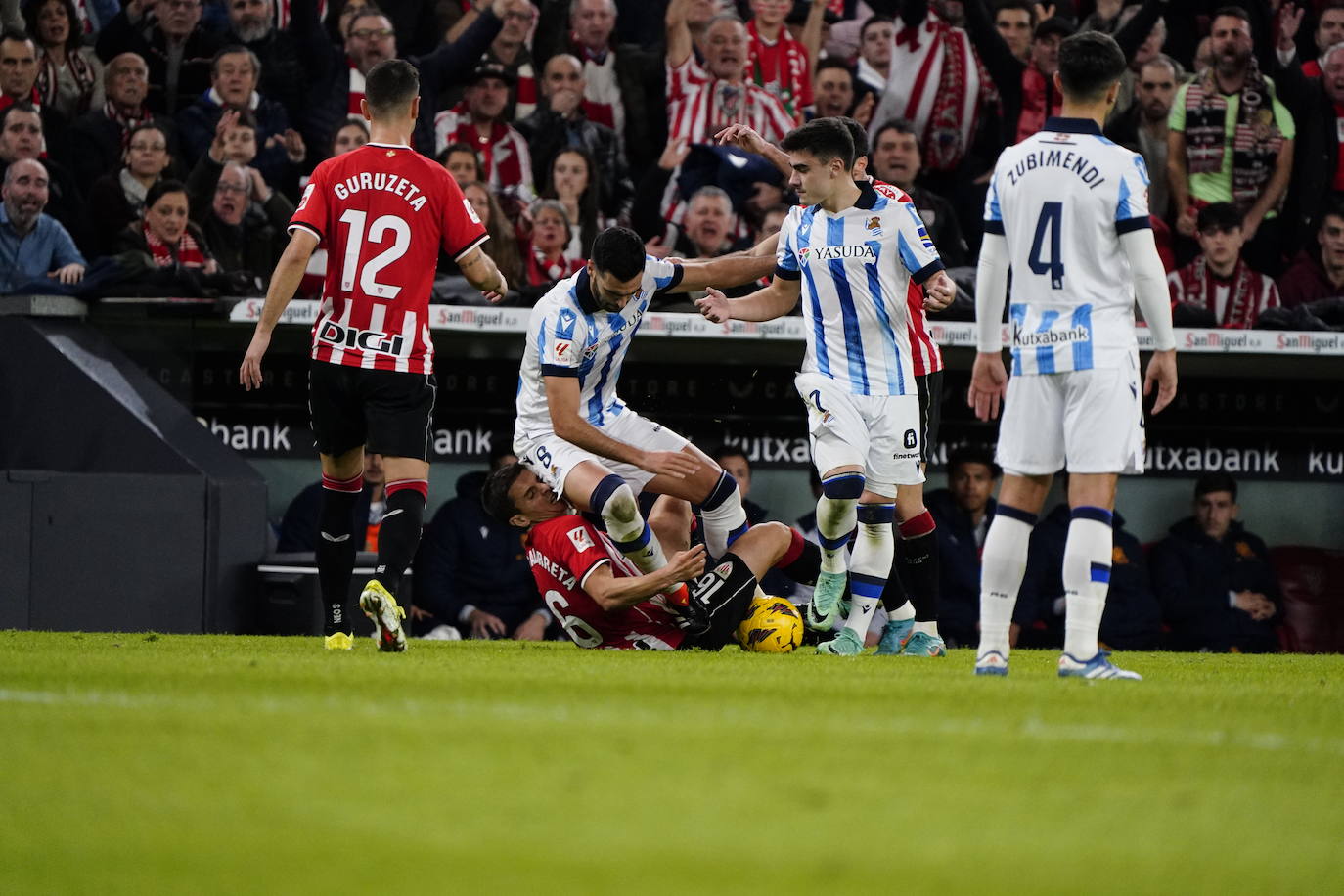 El derbi de San Mamés, en imágenes