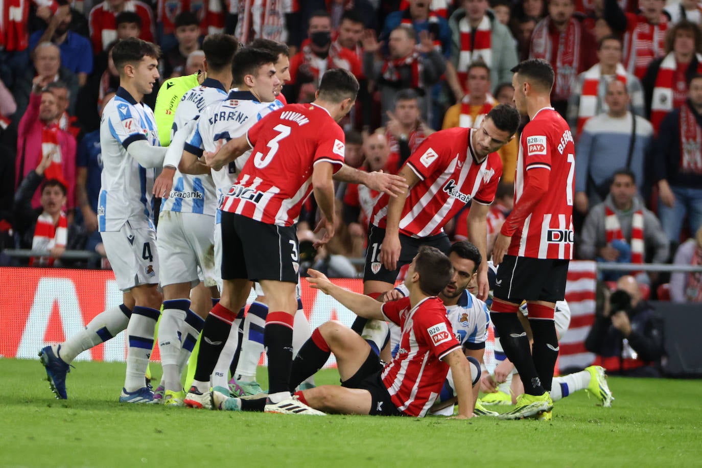 El derbi de San Mamés, en imágenes