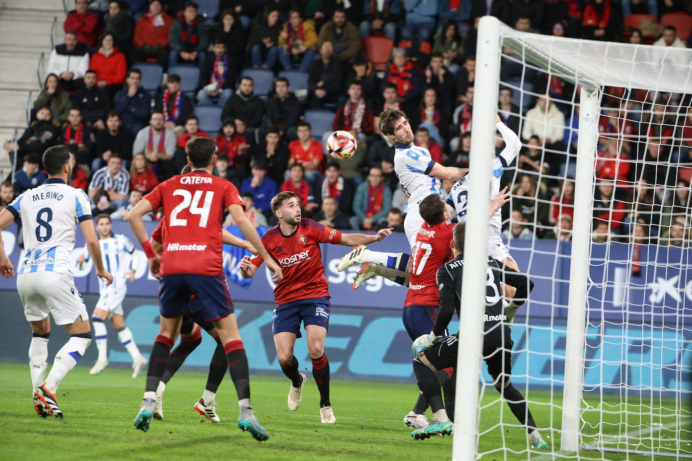 Las mejores imágenes del Osasuna-Real Sociedad