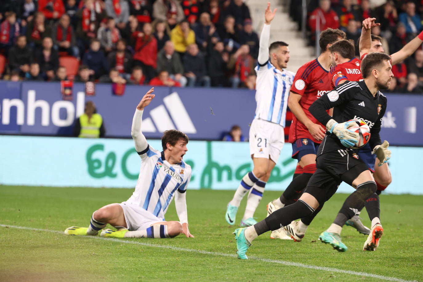 Las mejores imágenes del Osasuna-Real Sociedad