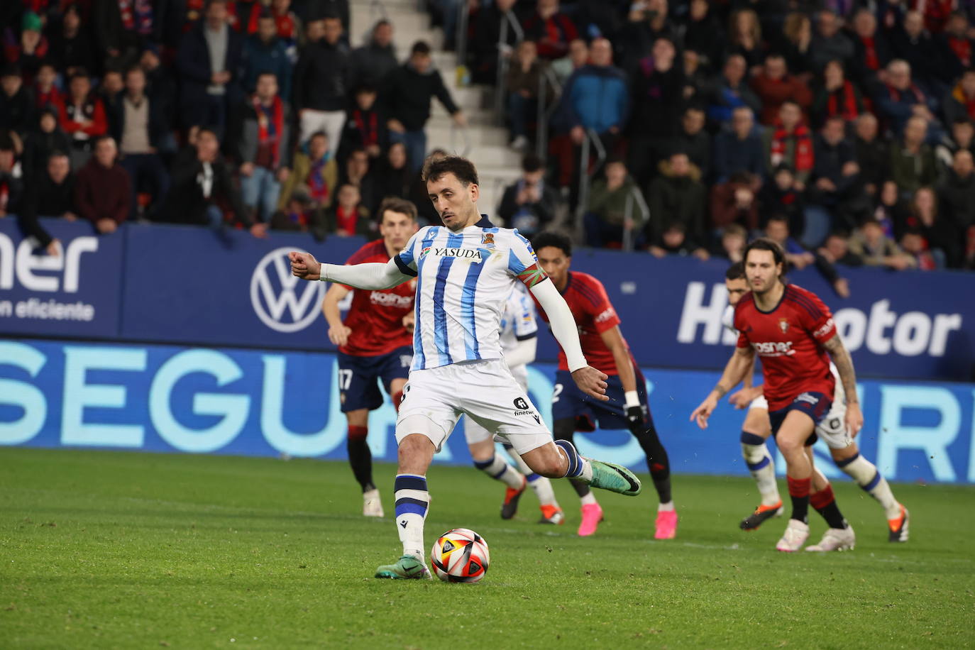 Las mejores imágenes del Osasuna-Real Sociedad
