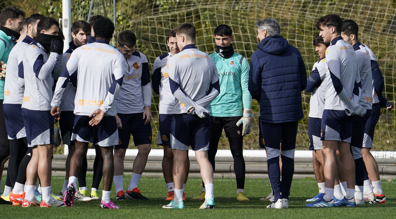 Las mejores imágenes del entrenamiento de la Real