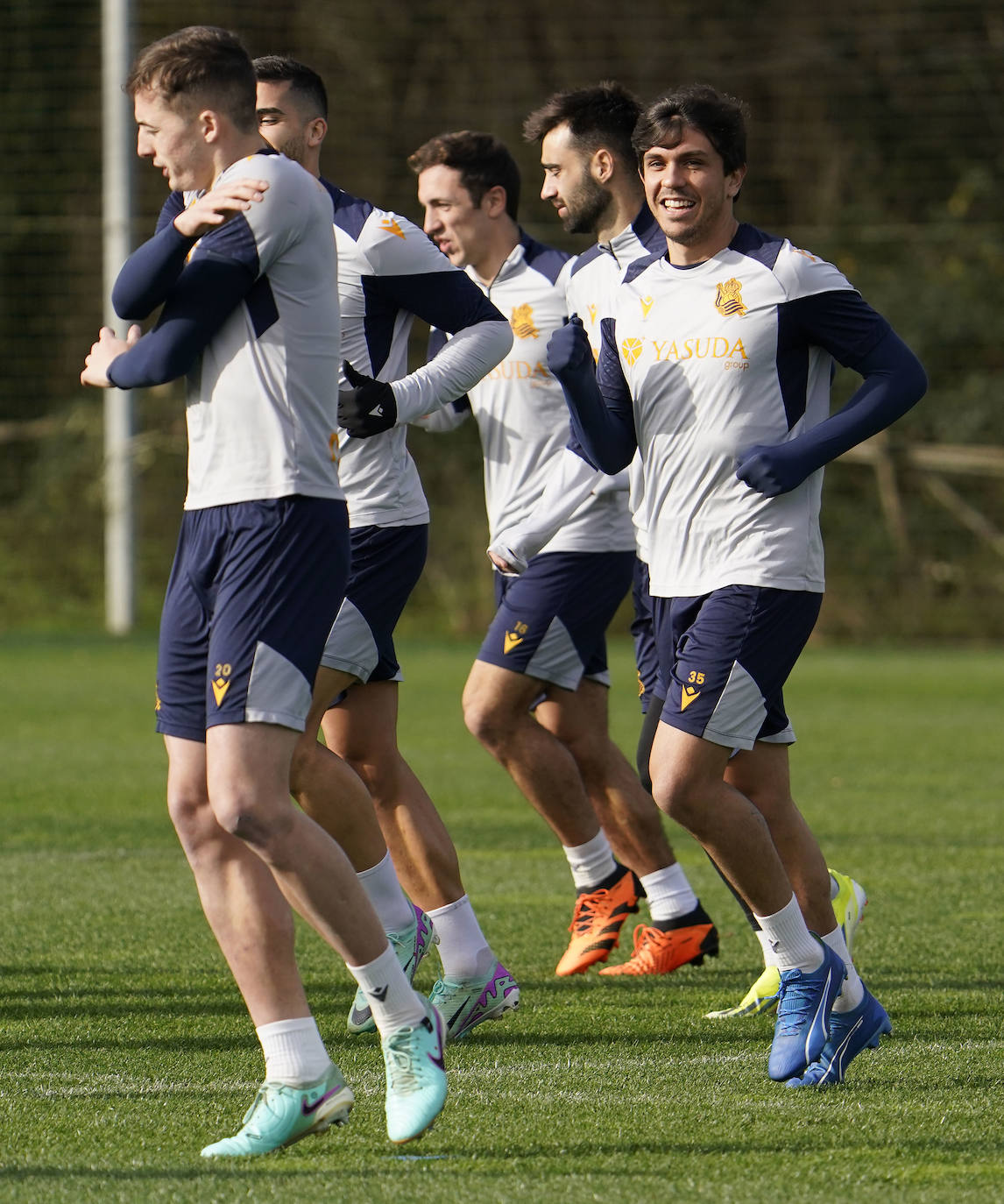 Las mejores imágenes del entrenamiento de la Real