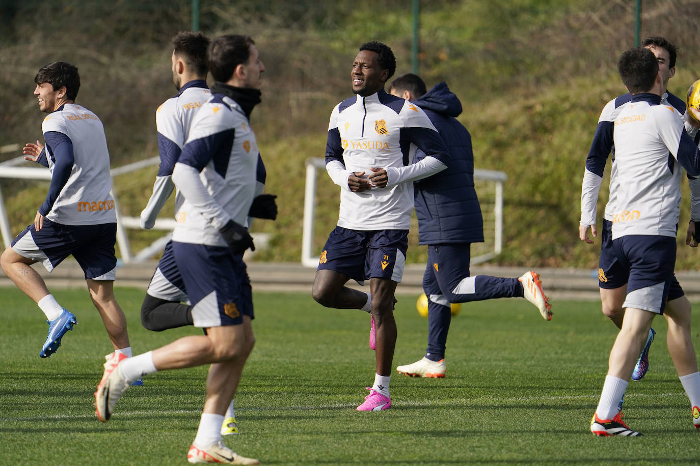 Las mejores imágenes del entrenamiento de la Real