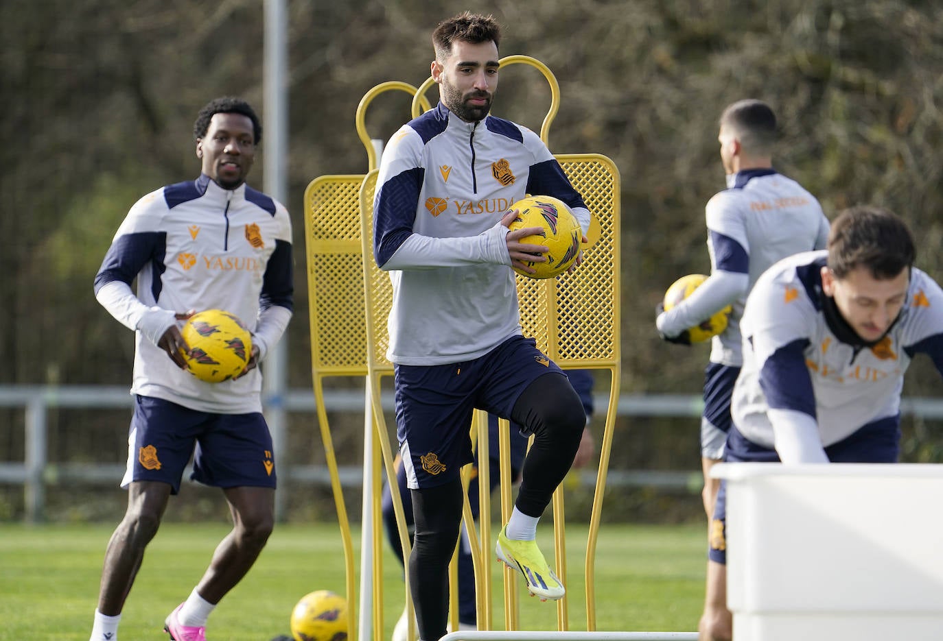 Las mejores imágenes del entrenamiento de la Real