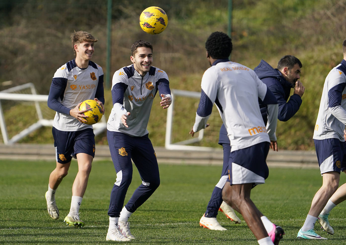 Las mejores imágenes del entrenamiento de la Real