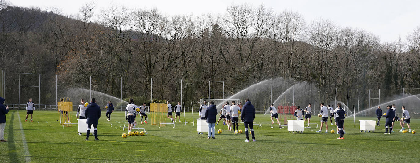 Las mejores imágenes del entrenamiento de la Real