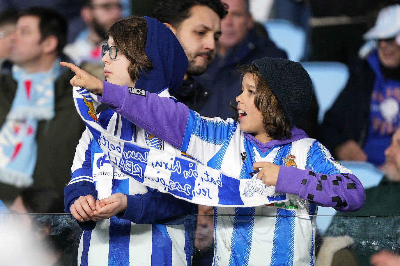 Las mejores imágenes del Celta-Real Sociedad