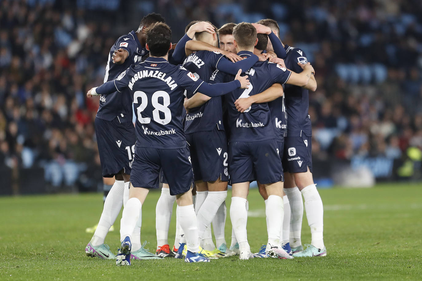 Las mejores imágenes del Celta-Real Sociedad