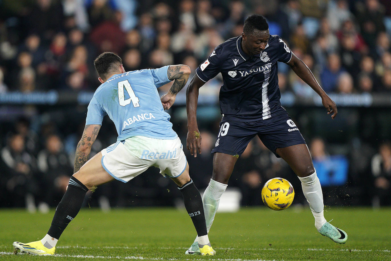 Las mejores imágenes del Celta-Real Sociedad