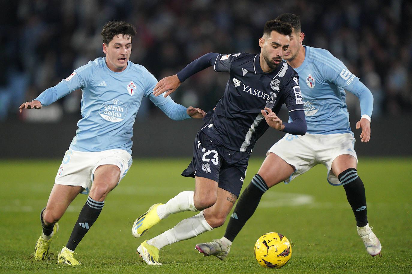 Las mejores imágenes del Celta-Real Sociedad
