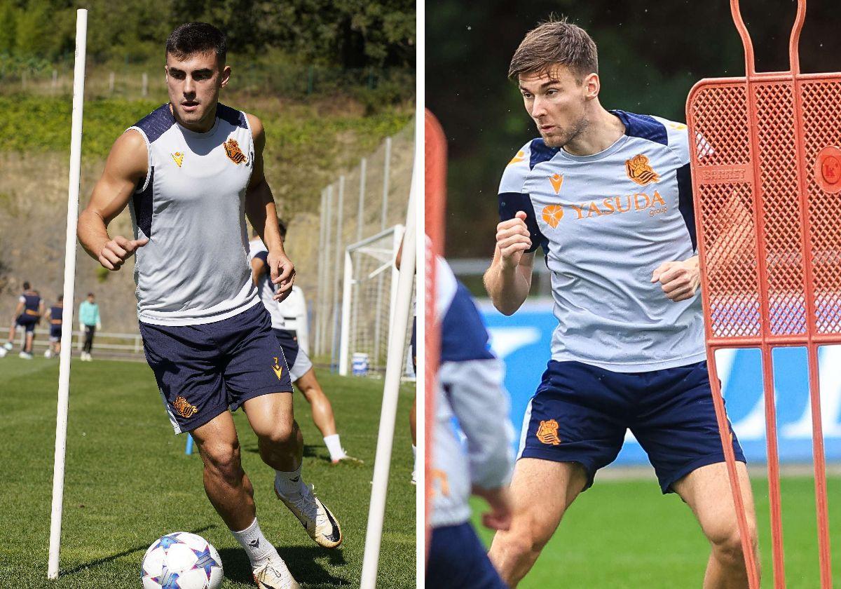 Barrenetxea y Tierney en Zubieta.