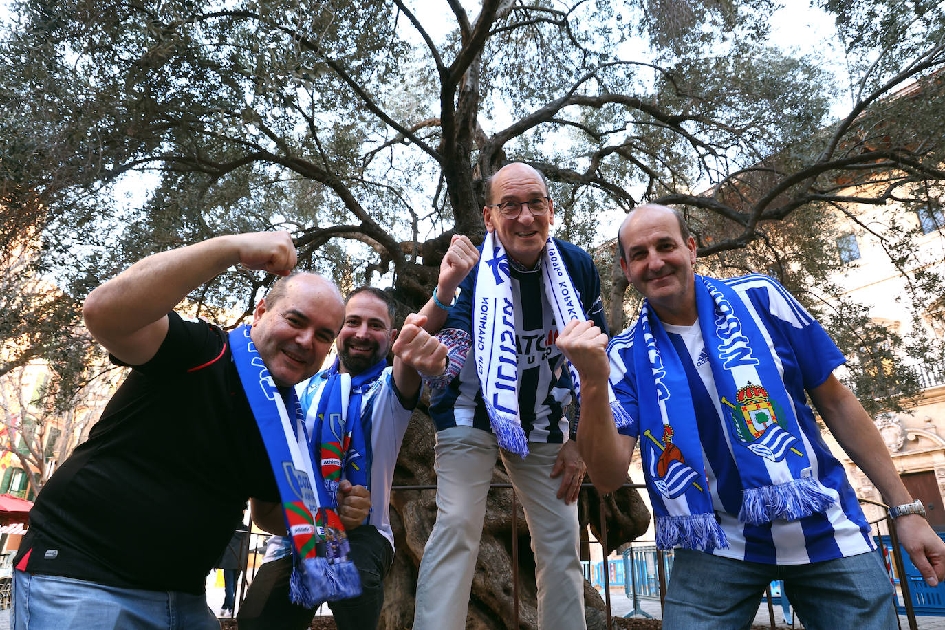 La afición de la Real Sociedad ya está en Mallorca