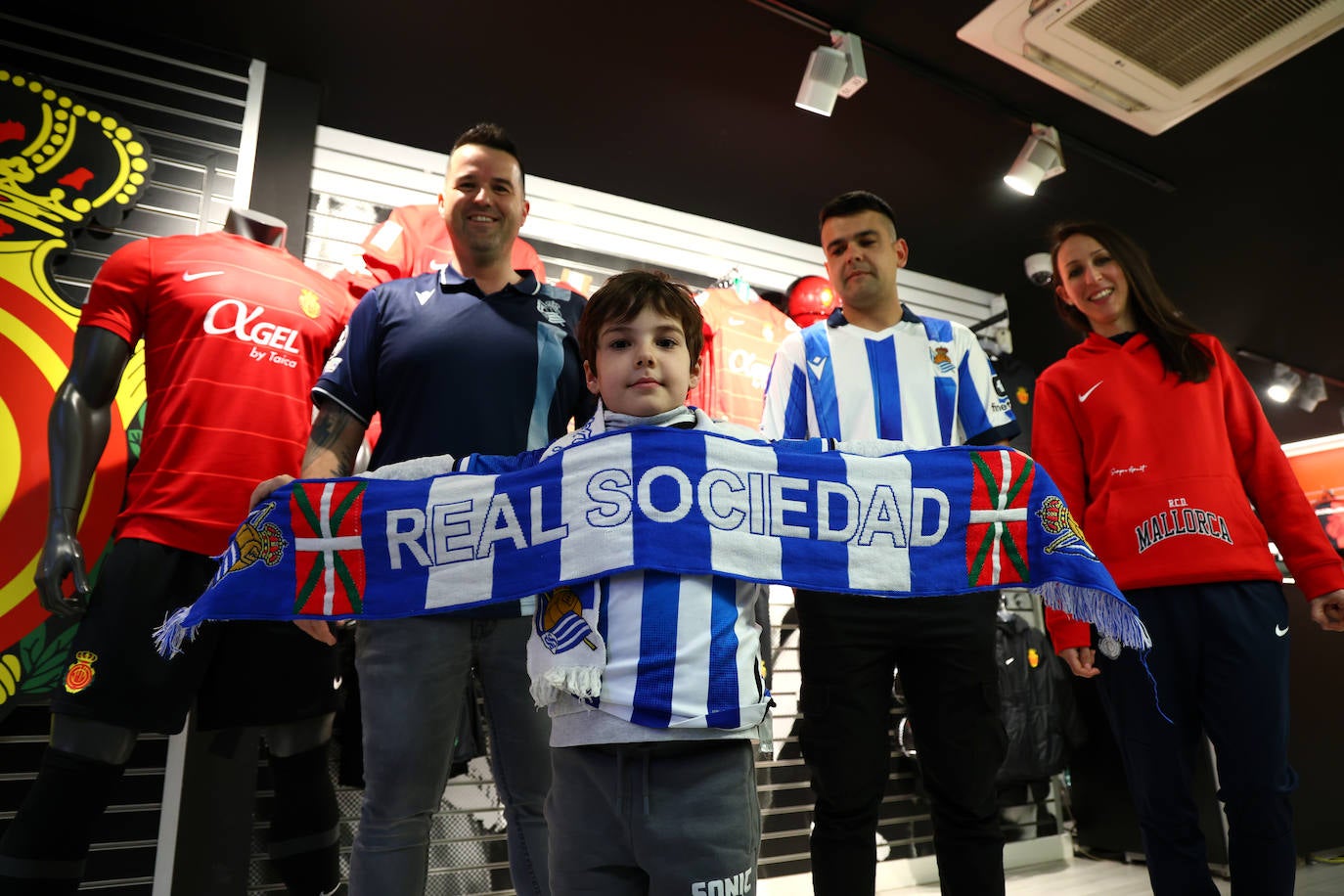 La afición de la Real Sociedad ya está en Mallorca