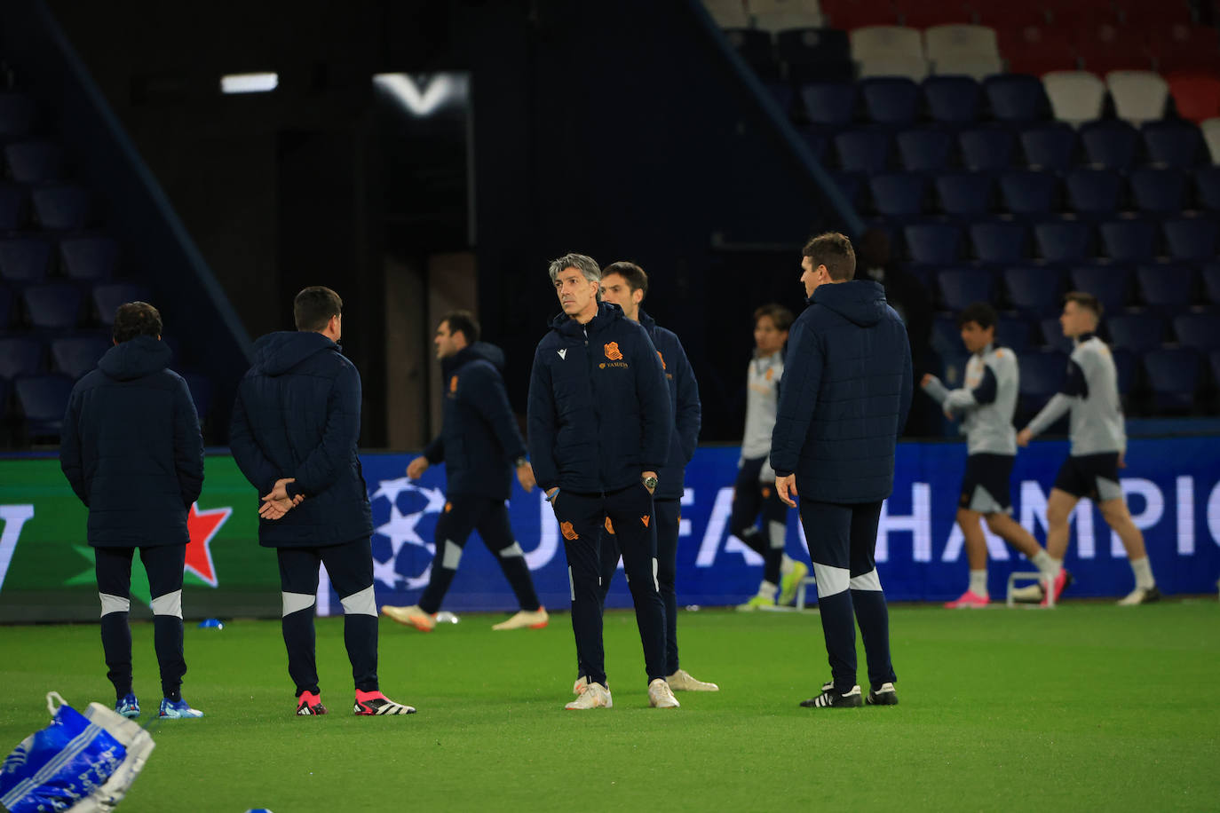 Las imágenes del entrenamiento de la Real Sociedad en el Parque de los Príncipes