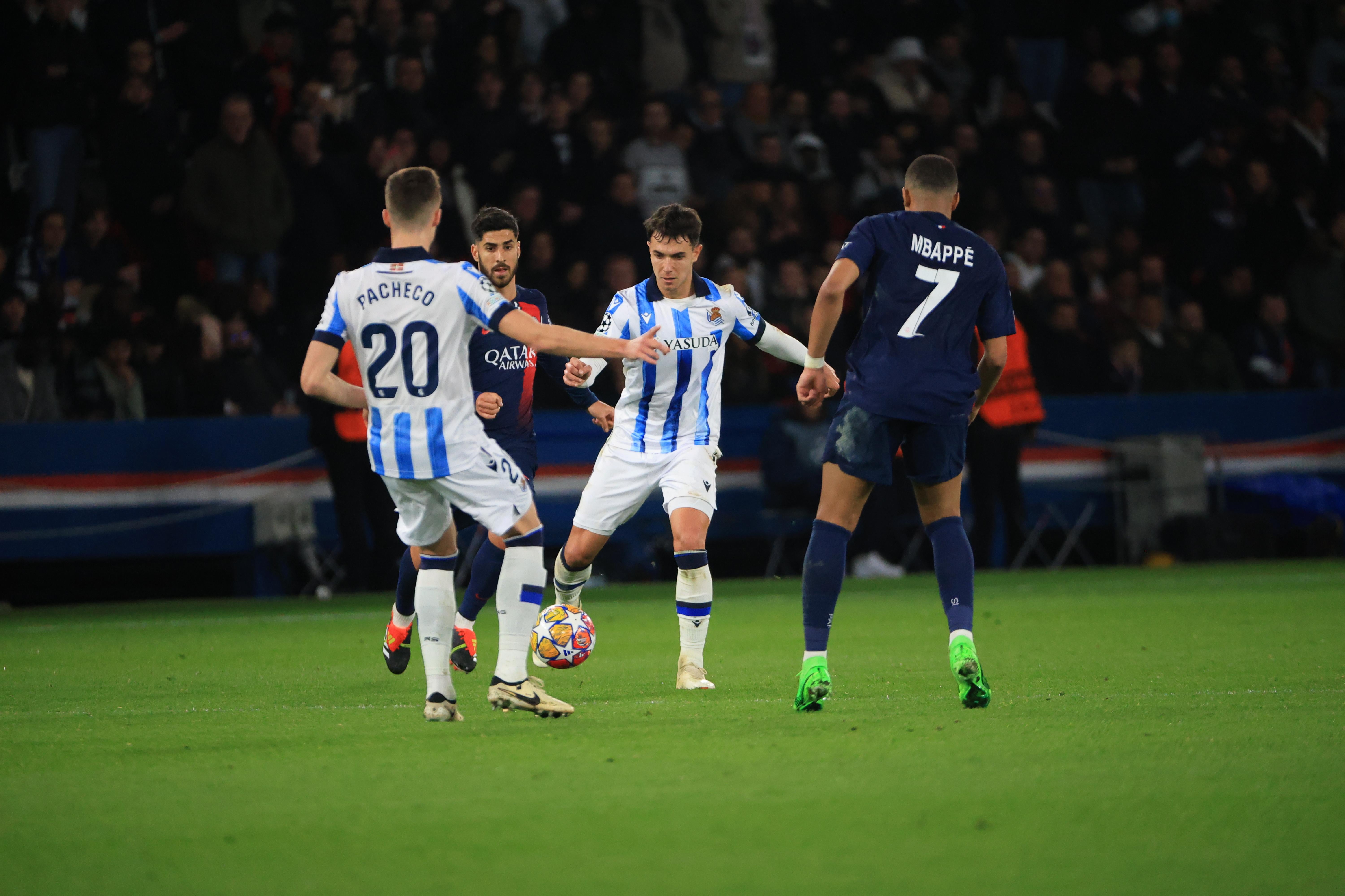 Las mejores imágenes del PSG - Real Sociedad