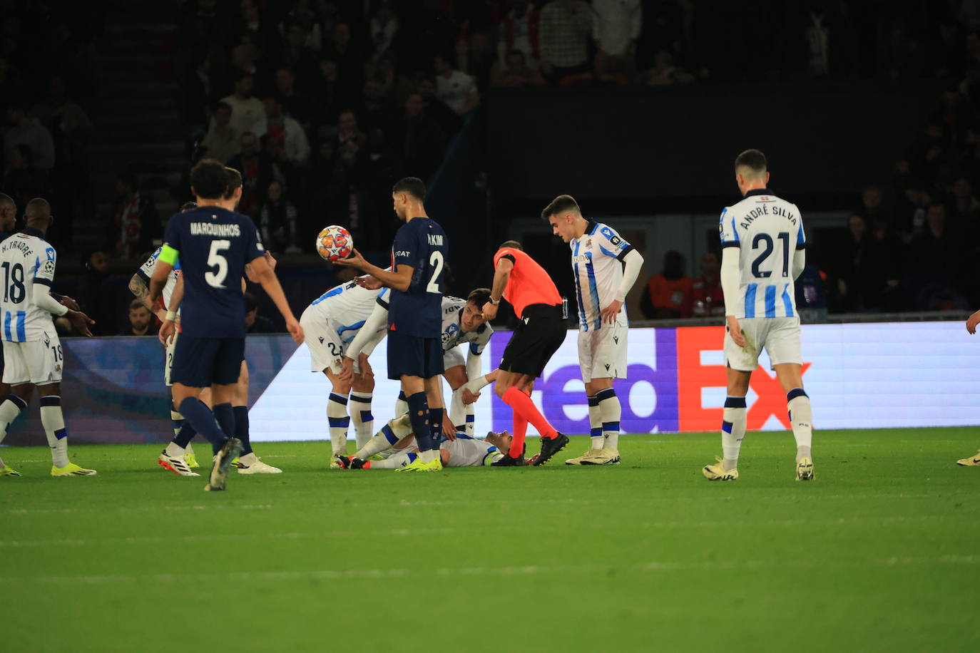 Las mejores imágenes del PSG - Real Sociedad